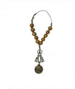 Dz065 - Dezena madeira nº 10 entremeio N.Srª Aparecida vazado