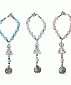 Dz114 - Dezena acrílica nº 10 c/ medalha Nsrª Aparecida