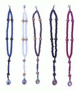 Tp018 - Tercinho de Pulso Acrílico nº 5 Pai Nosso Cruz c/ Medalha Resinada