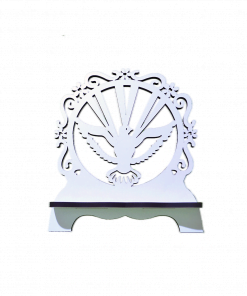 Pb005 - Porta Bíblia Divino Espírito Santo vazado